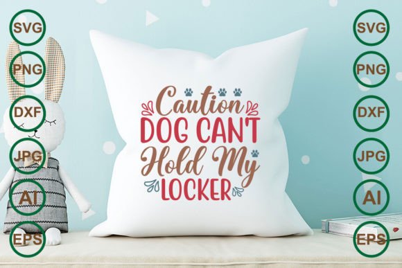 Caution Dog Can’t Hold My Locker T-shirt