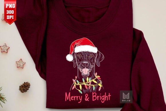 Christmas Doberman Pinscher Dog PNG