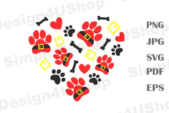 Christmas Dog Happy Pawlidays PNG