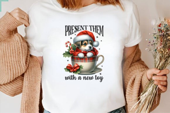 Christmas Dog Sublimation Quotes Design