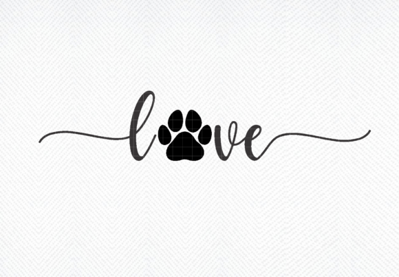 Love Paw Print